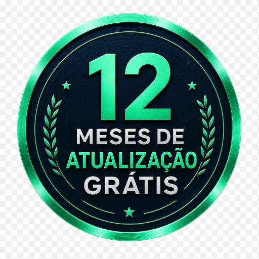 12 meses de atualização grátis